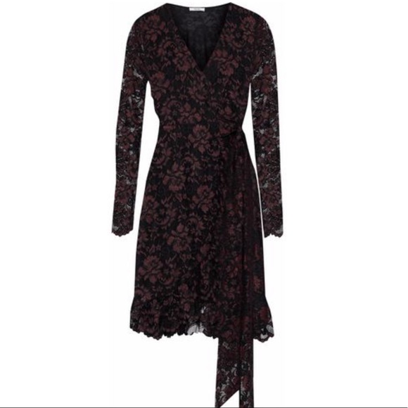 Ganni Lace Wrap Dress - Picture 4 of 10
